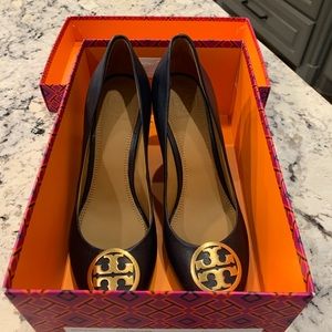 Tory Burch Benton 85 MM wedge heels
